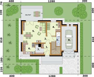 Parter projektu - Santorini szkielet drewniany