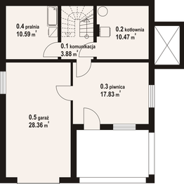 Piwnica projektu - Jaworzynka nowa mg 7