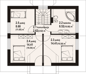 Poddasze projektu - Jaworzynka nowa mg 7