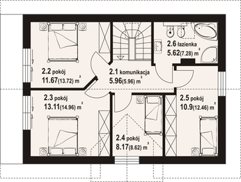 Poddasze projektu - Orłowo a3