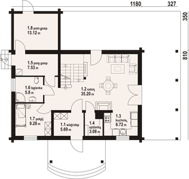 Parter projektu - Jurgów średni 7 dw