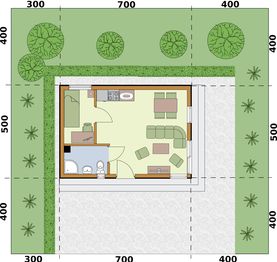 Parter projektu - L-303 murowany
