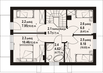Poddasze projektu - Jugów aa 70 dws