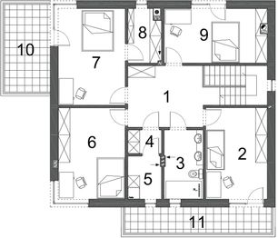 Piętro 1 projektu - BK-7