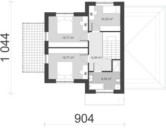 Piętro 1 projektu - uA317