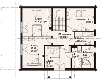 Poddasze projektu - Darłowo b1 dw