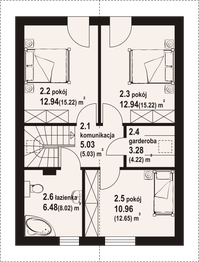 Poddasze projektu - Grodziec a3