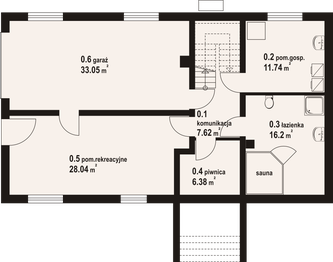 Piwnica projektu - Milicz 49 dw PC
