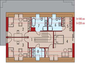 Poddasze projektu - Iga III G1 energo plus