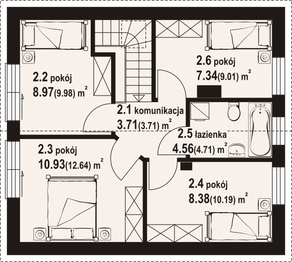 Poddasze projektu - Gryfice bb 70