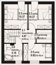 Poddasze projektu - Grodziec bb 70