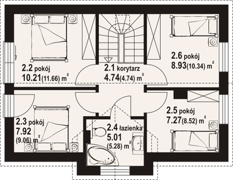 Poddasze projektu - Janowo bb 70
