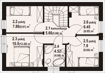 Poddasze projektu - Jugów bb 70