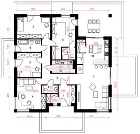 Parter projektu - Aura bez garażu [B]