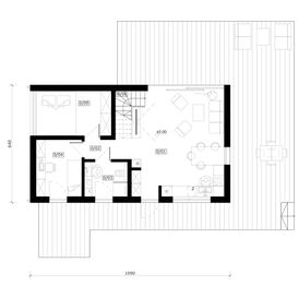 Parter projektu - Kantry - drewniany