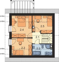 Poddasze projektu - Akso