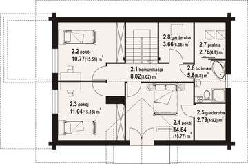 Poddasze projektu - Drozdowo dw