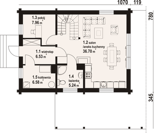 Parter projektu - Zawojowo a5 dw