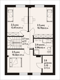 Poddasze projektu - Gładyszów 14