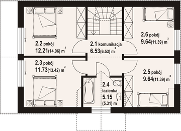 Poddasze projektu - Żarki a3 pcr
