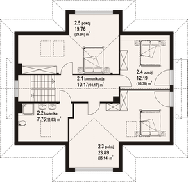 Poddasze projektu - Bukowina 59 dw