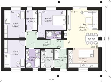 Parter projektu - Dom przy Bukowej 51