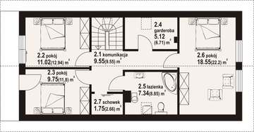 Poddasze projektu - Bartkowo ag m