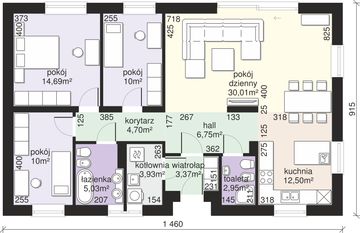 Parter projektu - Dom przy Klonowej 8