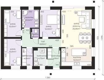 Parter projektu - Dom przy Bukowej 55