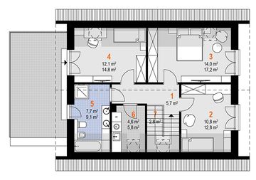 Poddasze projektu - Jagoda Prima (1854)