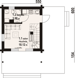 Parter projektu - Gajówko 23 dw