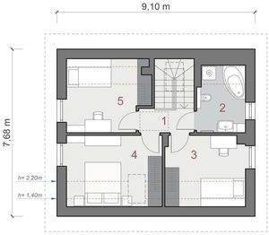 Poddasze projektu - N34-BG