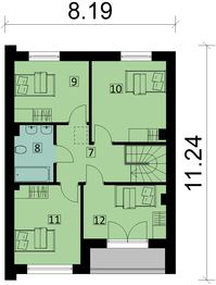 Piętro 1 projektu - KA228 S