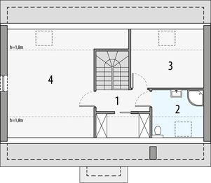 Poddasze projektu - Rita 2b