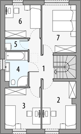 Piętro 1 projektu - Lidia