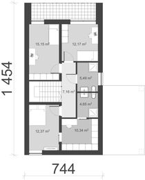 Piętro 1 projektu - uA324