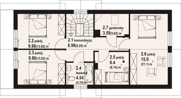 Poddasze projektu - Osieczno ag dws
