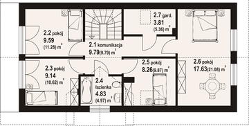 Poddasze projektu - Żarki ag m