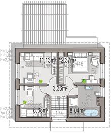 Poddasze projektu - Guen