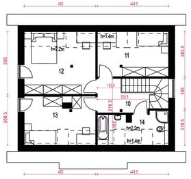 Poddasze projektu - Morwa bez garażu [B]