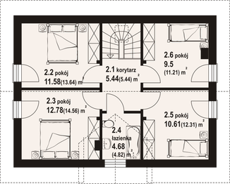 Poddasze projektu - Cedry a3
