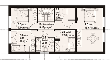 Poddasze projektu - Żarki ag dws
