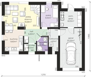Parter projektu - Dom przy Imbirowej 9