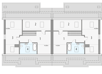 Poddasze projektu - Małgosia DD - bliźniak LLL