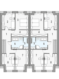 Poddasze projektu - Melodia B1 - bliźniak LLL
