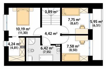 Poddasze projektu - Kruszyna