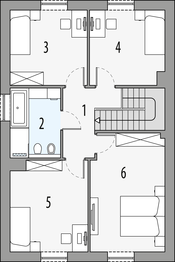 Piętro 1 projektu - Milan 2
