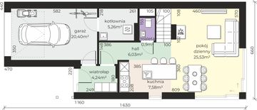 Parter projektu - Dom przy Migdałowej 7