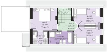 Poddasze projektu - Dom przy Migdałowej 7