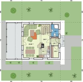 Parter projektu - L-242 murowany